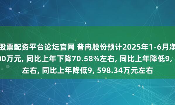 股票配资平台论坛官网 普冉股份预计2025年1-6月净利润盈利约4, 000万元, 同比上年下降70.58%左右, 同比上年降低9, 598.34万元左右